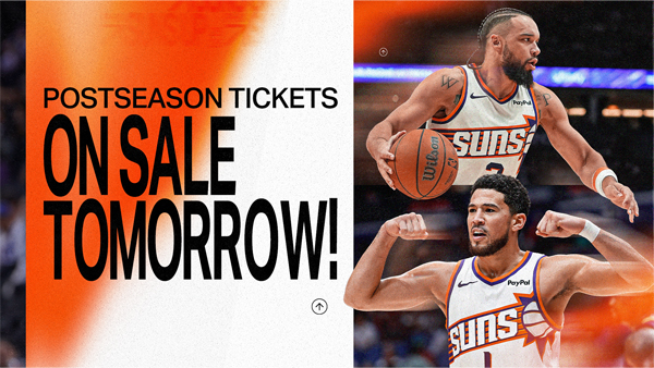 Postseason Tickets on sale tomorrow